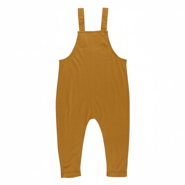 Mustard Easy Fit Overalls