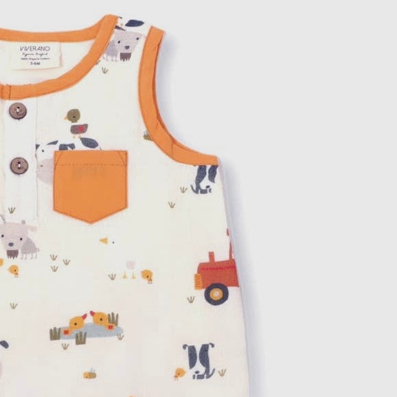The Farm Story Romper
