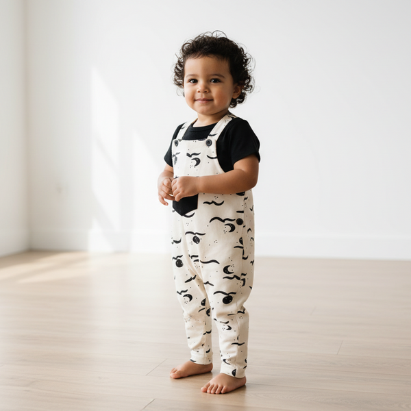Moon Wave Easy Fit Overalls